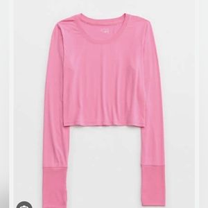 Offline by Aerie long sleeve cropped tee